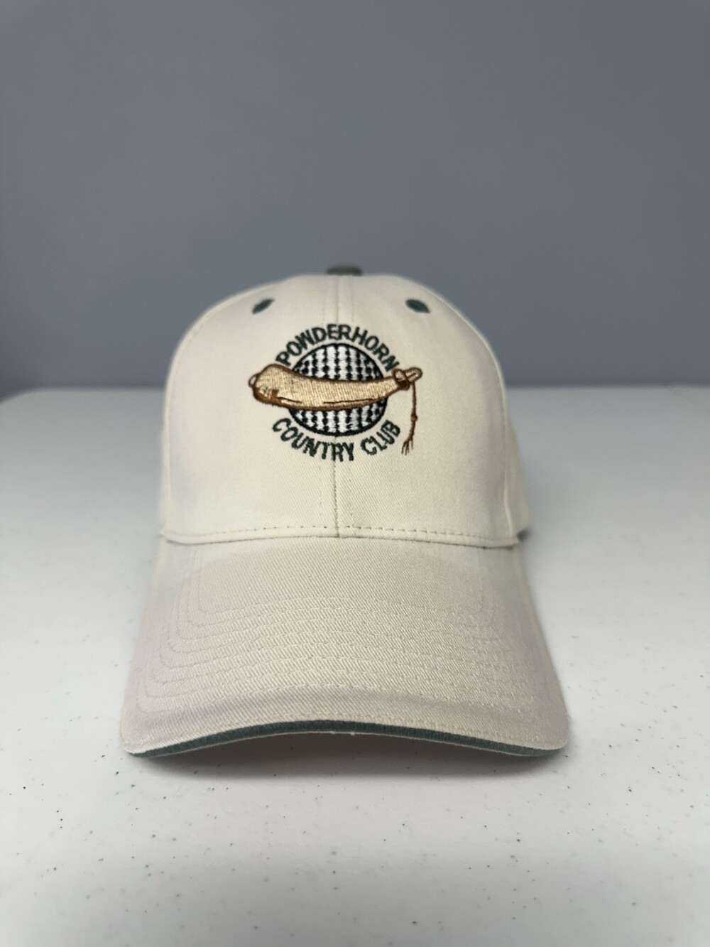 Vintage PGA Powderhorn Country Club Hat, 00s Adjustable Golf Course Club Cap